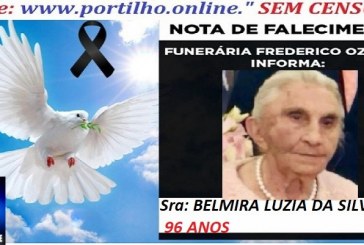 👉😱😭😪⚰🕯😪 NOTA DE FALECIMENTO. FUNERÁRIA FREDERICO OZANAM INFORMA… Faleceu  em Patrocinio, a Sra: BELMIRA LUZIA DA SILVA REIS 96 ANOS