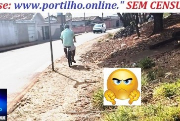 👉📢😱❓🕳⚒Moradores e transeuntes pedem providências urgentes🦼🩼🚧🚦🚑↪↩ para calçadas e matagal na Avenida Benedito Romão de Melo