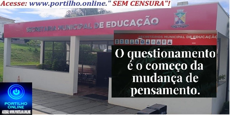 👉EDUCAÇÃO! 📢🤔❓📐📏📒📚✂📉*Será que a Secretaria de Educação tem conhecimento do que realmente está acontecendo dentro das escolas?