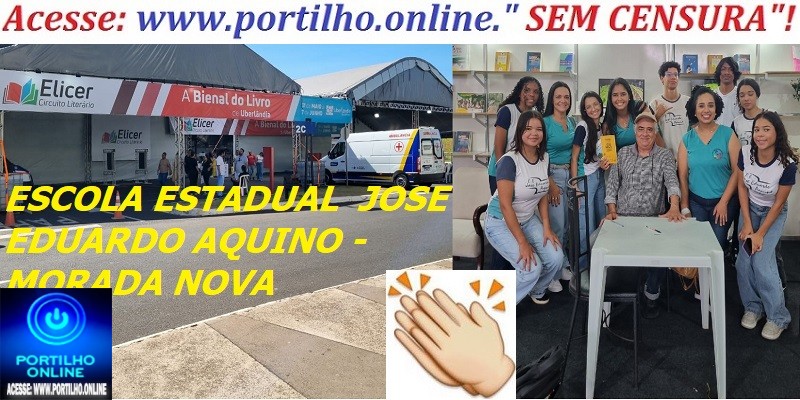 👉📢🙌📏📌📐👏🤙👍🚀📕📚📔📒A única escola de Patrocínio-MG a prestigiar a Bienal do livro de Uberlândia, a Escola Estadual José Eduardo Aquino.