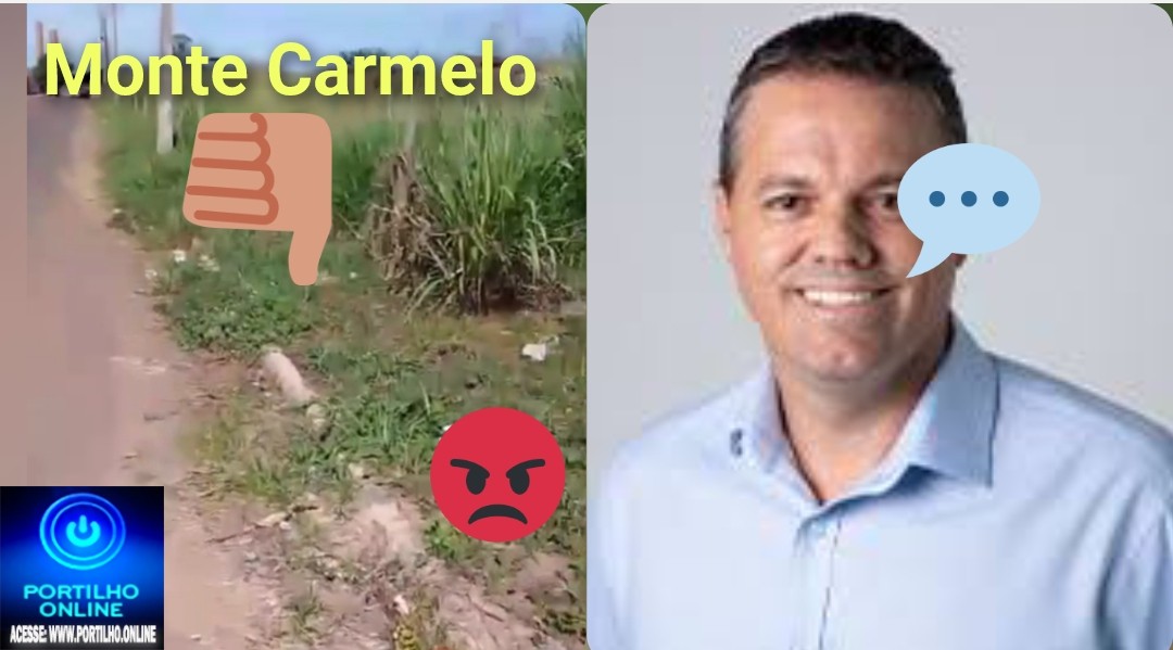 👉📢🗣😡❓🤔😎🤮🤢👻Monte Carmelo: prefeito RICARDO ENGENHEIRO, tomou posse, e o bairro Santa Rita continua abandonado