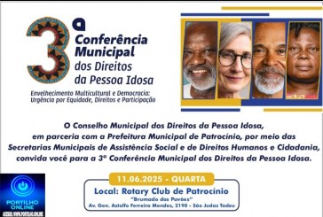 📢👉🤙🤝👏👍🙌👴🧓Partícipe da 3ª Conferência Municipal dos Direitos da Pessoa Idosa