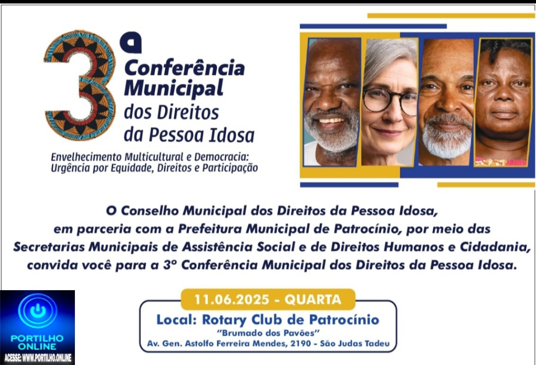📢👉🤙🤝👏👍🙌👴🧓Partícipe da 3ª Conferência Municipal dos Direitos da Pessoa Idosa