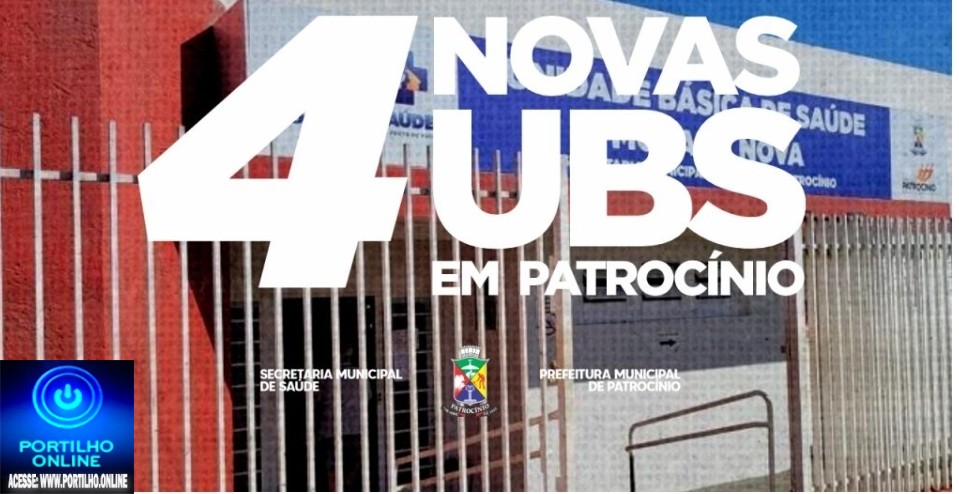 👉🕵🔍👀🔛👏👍🤝✍🙌🔝NOTÍCIASSSS DA PREFEITURA…Novas UBS em construção para beneficio do Patrocinense