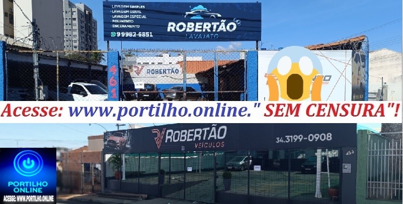 👉📢❓⁉🔎🕵🔍⚰🕯🎬Robertão do Lava-Jato: tanto o lava-jato quanto a garagem com apenas três carros estão fechados