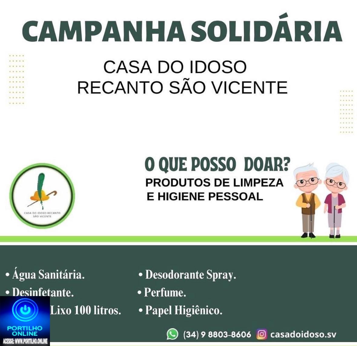 📢👉👏🫵📢🆘🙂‍↕🙂‍↕Campanha solidária em prol a Casa do Idoso. Colabore!