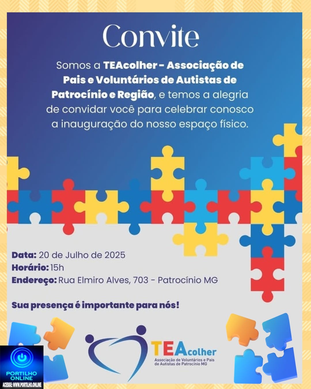 🫵🫴🫴🫴🫳🫴👏👉🤙Inauguração neste domingo dia, 20/08/25 do novo espaço TEAcolher, às 15:horas