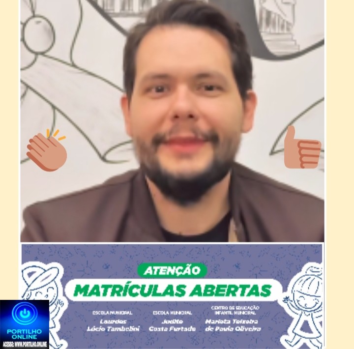 🫵🤙👏🫴👏🙌🤝✍É assim que se cuida dás crianças. Governo Municipal abre pré-matrícula para novas escolas e turmas da Rede Municipal de Ensino