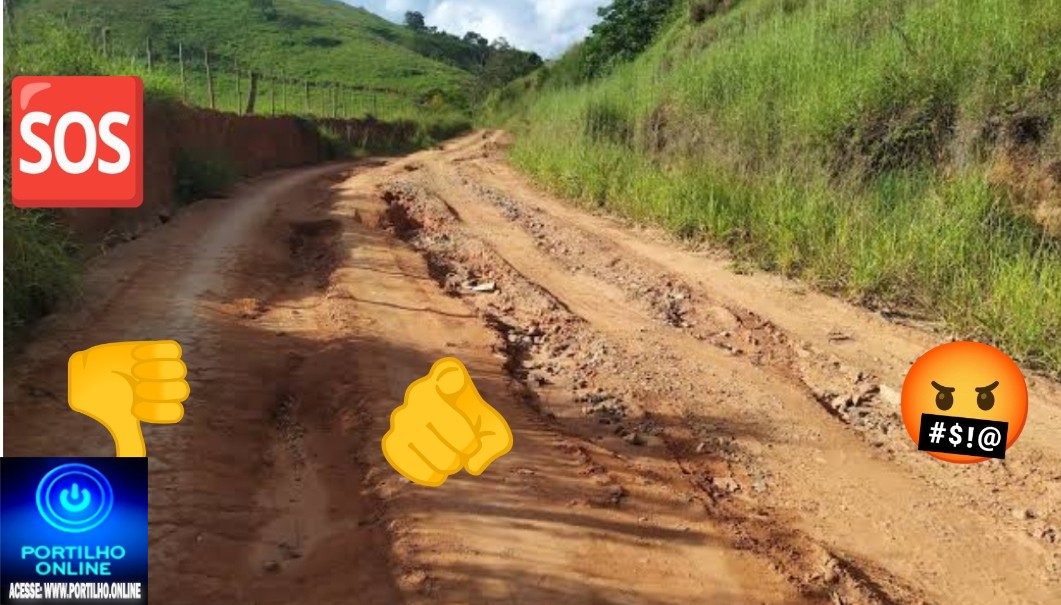 🛣🫵🤬😠📢🕳🕳🕳🚜🚧🚨Portilho: “Os carros estão desmanchando…”