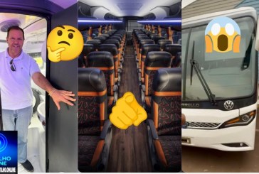 🫵📢🚍🚌🤔🤔🤔Prometeu dois ônibus para Barretos, mas ficou só na promessa… na porta da ” esperança “mesmo! 🚪🚌🚍