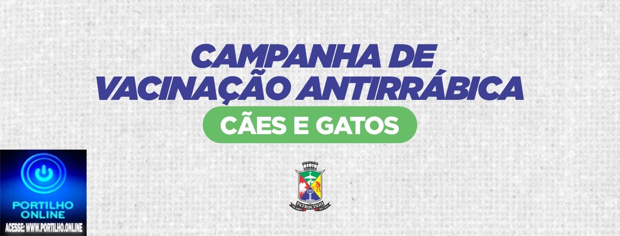👉🫵📢😸🐭🐰🐶🐱🐈‍⬛🐕🦮🚨💉💉💉Governo Municipal inicia campanha de vacinação antirrábica em cães e gatos
