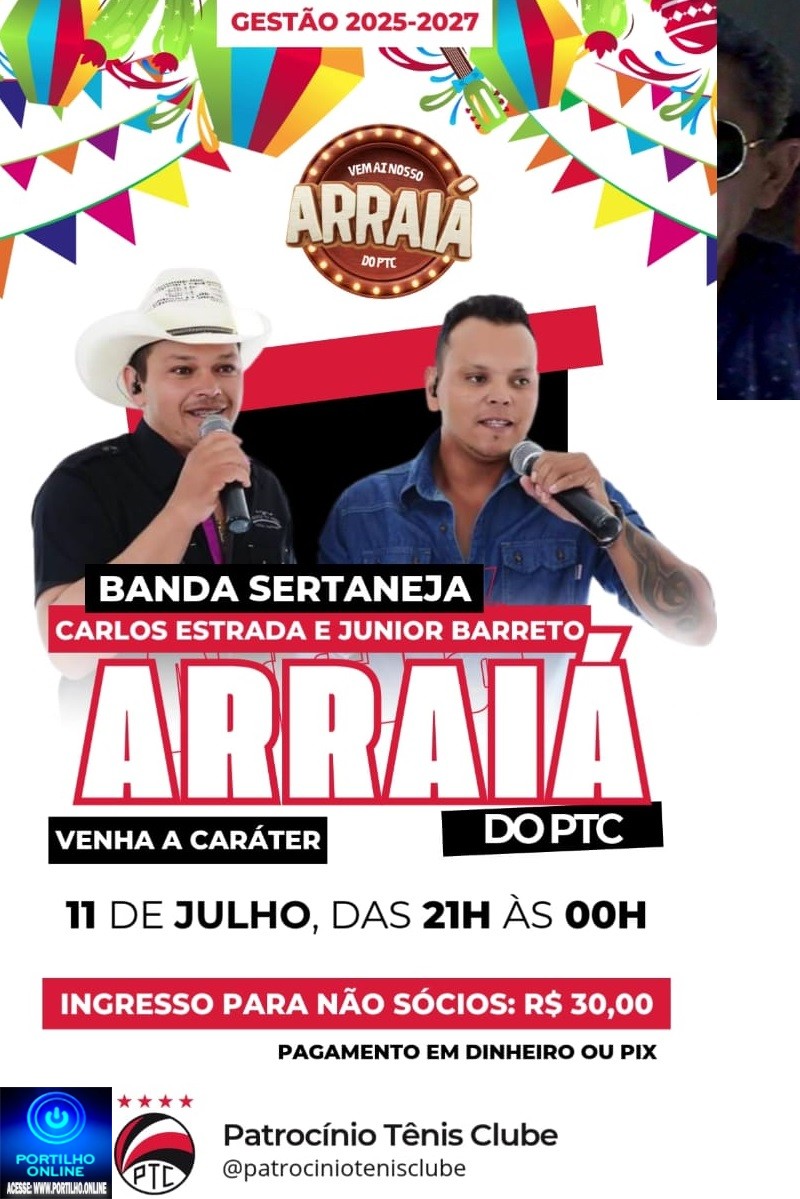 👉📢👏👍🎬🎹🎉🎼🎧🎤🎷🥁Nova diretoria do PTC convida a todos os associados para esperada Seresta com