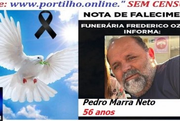 👉😱😭😪⚰🕯😪 NOTA DE FALECIMENTO. FUNERÁRIA FREDERICO OZANAM INFORMA… Faleceu hoje em Catalão/GO , o Sr. Pedro Marra Neto  56 anos