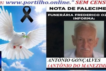 👉😱😭😪⚰🕯😪 NOTA DE FALECIMENTO. FUNERÁRIA FREDERICO OZANAM INFORMA… Faleceu hoje , ANTÔNIO GONÇALVES (ANTÔNIO DO MANEZIM)  80 ANOS