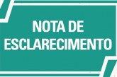 NOTA DE ESCLARECIMENTO