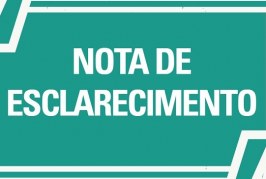 NOTA DE ESCLARECIMENTO