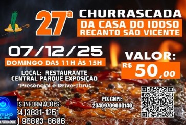 📢✍👉🤝👏🙌👍🤠🍡🍖🥩CHURRASCADA DA CASA DO IDOSO(ASILO). Domingo dia, 07/12 2025/ no parque de exposições. Patrocinio MG