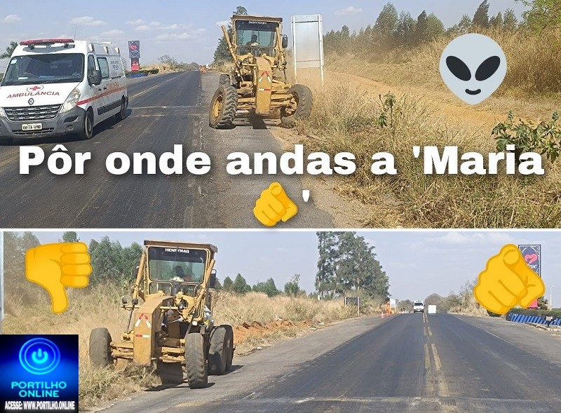 👉🐭🚨🚓⚖🚧🚦🛑👎😠😡🕳🕳🕳MG 230. Uma patrola foi vista limpando os acompanhamentos da MG. ” Por onde andas a Maria”?!