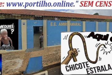 ESCOLA ESTADUAL AMIR AMIRAL! 💥⚖😈👺👿🚨🚔O CHICOTE ESTRALOU E O BAMBU GEMEU!!!👀🚨📢🚔🚓🚓⚖👁🚀