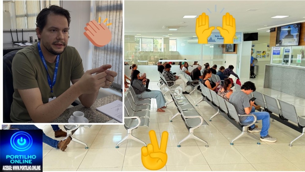 👉🫵👀🗣🩼🦼🚑🚒🩻🩺💊🌡Pronto Socorro Municipal: prefeito Dr. Gustavo Brasileiro renova cadeiras cromadas