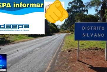 👉😱ECONOMIZE AGUA…🛠📢👉👀💦💧ATENÇÃO!!! DAEPA INFORMA ℹ… FALTA ÁGUA  NAS COMUNIDADES DE SILVANO E MARTINS