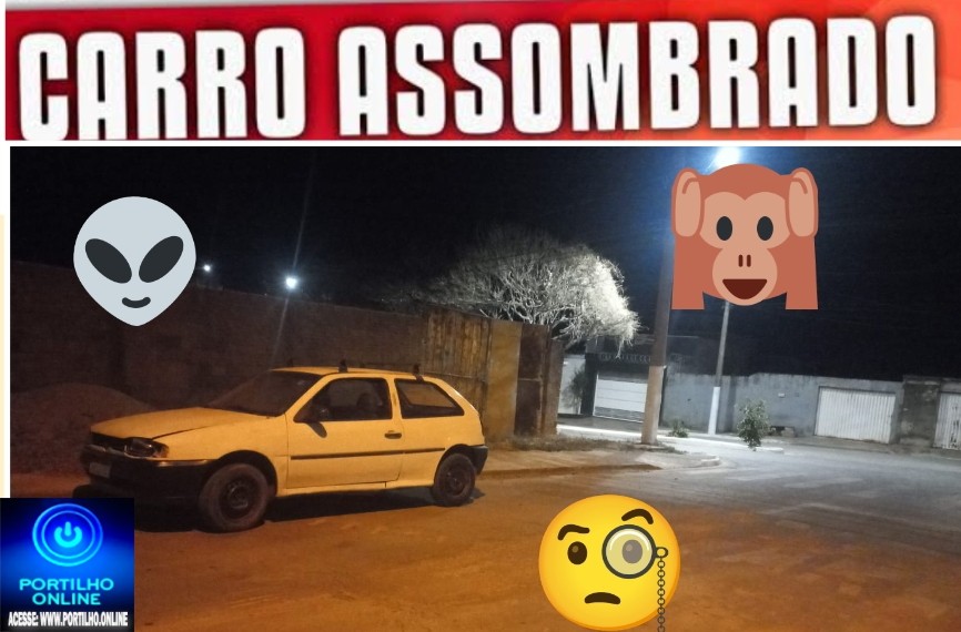 👉📢😱🕯☃👻💀👽☠Portilho esse carro assombrado tá abandonado mais de mês
