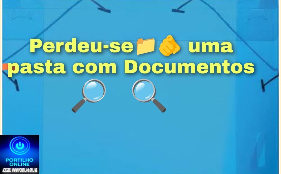👉📢🫵🚨⚠️Foi perdido uma pasta 📁💼pasta tinha o laudo de TEA…