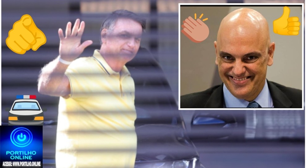 👍🚨📢🚓🫵🚔👏👏🕯👀🔎🔍👀⚖✌Moraes manda polícia monitorar área externa da casa de Bolsonaro