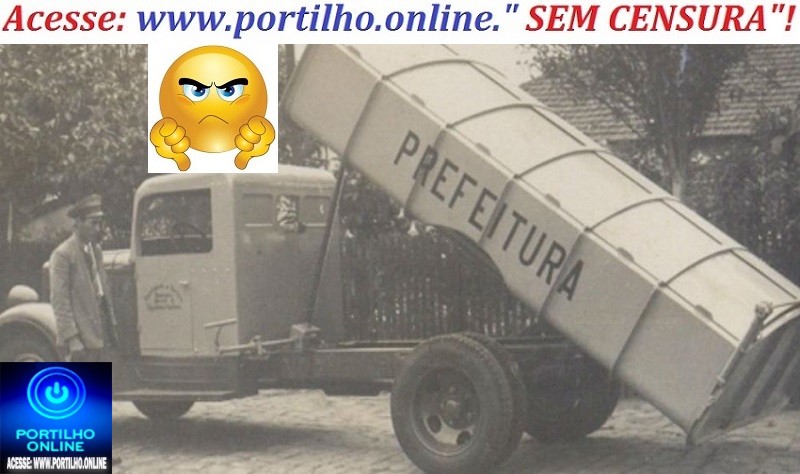 👉🧐📢👀🤢🤮👎🚚🚛Caminhões de lixo da época de Júlio Elias e Dr. Lucas