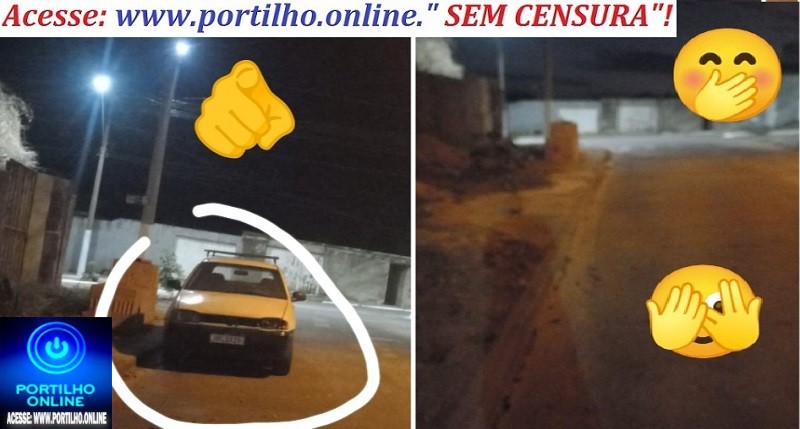 👉🫵📢👍👀🚥🚨🚧🛑🚙🚗🚐🚚🚔🚍Portilho o carro assombrado saiu de local. Será que o Sestran?