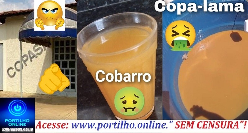 📢👊 Serra do Salitre 👺📢🤬😠🗣🫵🤮 Oi Portilho oq está acontecendo com a Copasa?