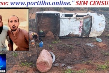 👉📢🔎🤔🔍🚑🚒🚓⚰⚖🚔TOMBOU,  E LÁ  FICOU NA CERCA!!! Partilho tombou uma caminhonete da mineradora A placa Sij5h25