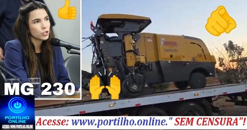 👉🤝 MG 230👍🫵👊🙌🚧🚜🚛🚚– Deputada Estadual Maria Clara Marra anuncia: “As máquinas estão chegando”