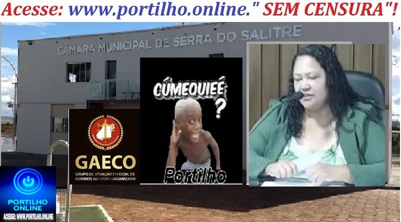 👉🤔💰💴💸🔎🚔⚖🔍🤔👀🚨🕵🚓🧐CadÊ o GAÉGO para fiscalizar essa farra??? Serra do Salitre: afinal, quem é a “vereadora turista” que embolsa horas extras indevidas?