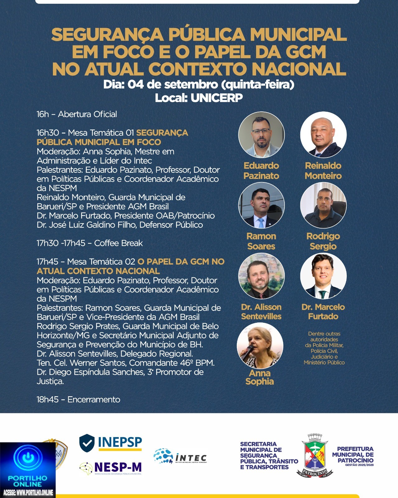 👉🚔🫵📢🚨 SESTRAN convida: Secretaria de Segurança Pública, Trânsito e Transportes, convida para o evento: *Segurança Pública Municipal em Foco e o Papel da GCM*