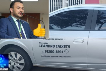 👉🫵🗳📢🙌👍🤙👏👏👏Vereador Leandro Caixeta adesiva veículo para atender melhor seus eleitores
