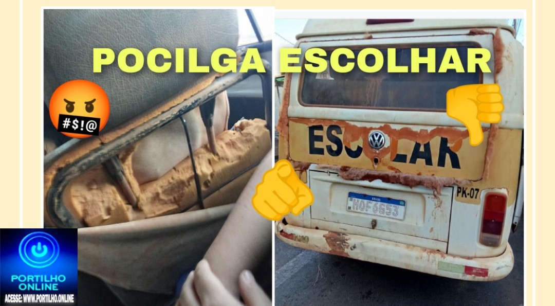 👉😡Kombi escolar 👎📢⚖😱🤔⁉🚨🚔Pocilga ambulante. Alunos estão sendo obrigados a andar nesse chiqueiro sem segurança