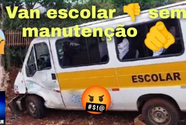 🔍❓🧐👎🚐😱🫵😡😡Vans escolar sem manutenção. “Bom dia Portilho, faz uma matéria falando também sobre as vans que levam os servidores”