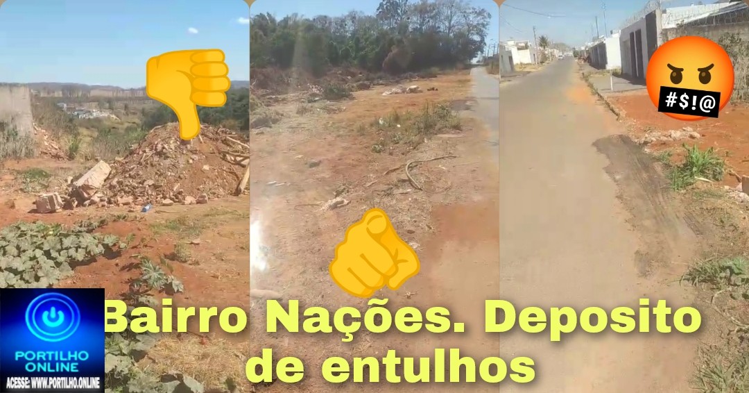 👉🚧👊🫵🤝📢🤔❔😠Bairro Nações. Moradores exigem Construção de uma praça