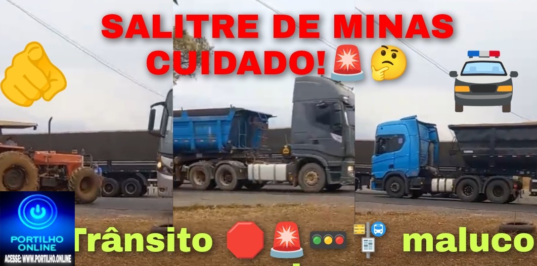 👉📢🚔🚓🛑🚥🤔Salitre dê Minas. Cadê a polícia 🚔 🫵 🚓 rodoviária? Trânsito 🛑 🚥 🚥 🚏 de futuras mortes e atropelamentos