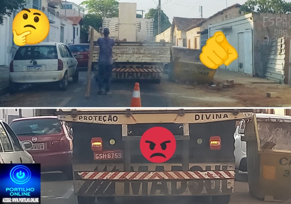 👉😠🫵🚨Cadê a SESTRAN?🫵Não é a primeira vez que esse caminhão   da madeireira madsul para no meio da rua
