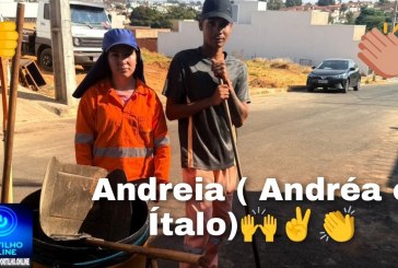 👉📢👏🧹🧹👍🙌✌️💅🙏👏👏Varrição exemplar: Andréia e Ítalo são destaque no Jardim Vitória