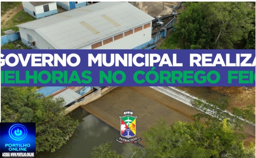 👉📢🤝👍👏 Notícias 📰🗞️ da prefeitura: Governo Municipal inicia obras no Córrego Feio para garantir abastecimento de água