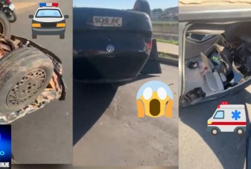 👉🚨🚧🛑🚏🚑🚒🍻🥂🍺🍋🚨 Acidente com carro capotado na “pista de corrida” Alameda dos Pinheiros