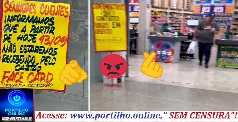 👉😡🫵🛒🛍️💳🤔😠⚠️ Aviso: Supermercados deixam de aceitar o cartão “Face Card”, usado no programa da cesta básica, e clientes passam por constrangimentos