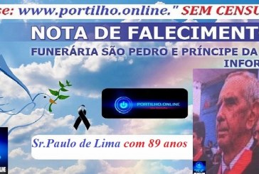 👉LUTO…⚰😔🕯😪😭FUNERÁRIA SAO PEDRO E PRÍNCIPE DA 🕊PAZ🕊🕊 INFORMAM… Faleceu em Patrocínio-MG o Sr.Paulo de Lima com 89 anos