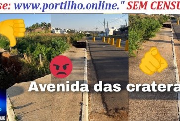 👉📢👊💄🩲🚧🚜🧢👀🛑🚦🚏”Portilho. Já vai fazer quase 8 ano$ que essa Avenida Jorge Elias Abrão está dessa forma