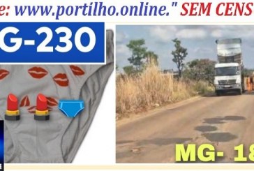 👉😡🚔🚧💄🩲🚓💄🩲Rodovias esburacadas e maquiagem asfáltica no desgoverno de Romeu Zema em Patrocínio (MG)