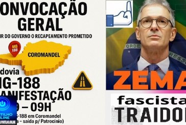 👉🫵😱📢👊👎👎Buracos⛳ 🕳 🪤 🕳 🪤 😡 Desgoverno Zema: Manifestação marcada para o dia 15/09 na MG-188, saída de Coromandel