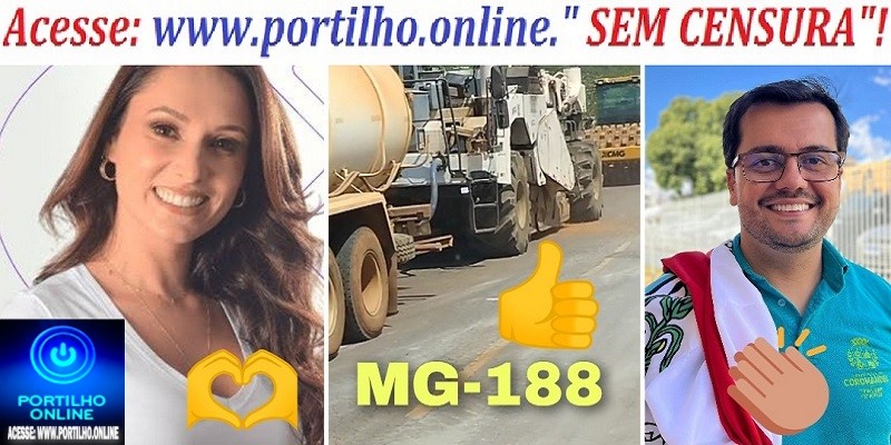 👉🚧🫵👏🤝🚦🚨MG-188 — Coromandel: começaram as obras de reconstrução da rodovia